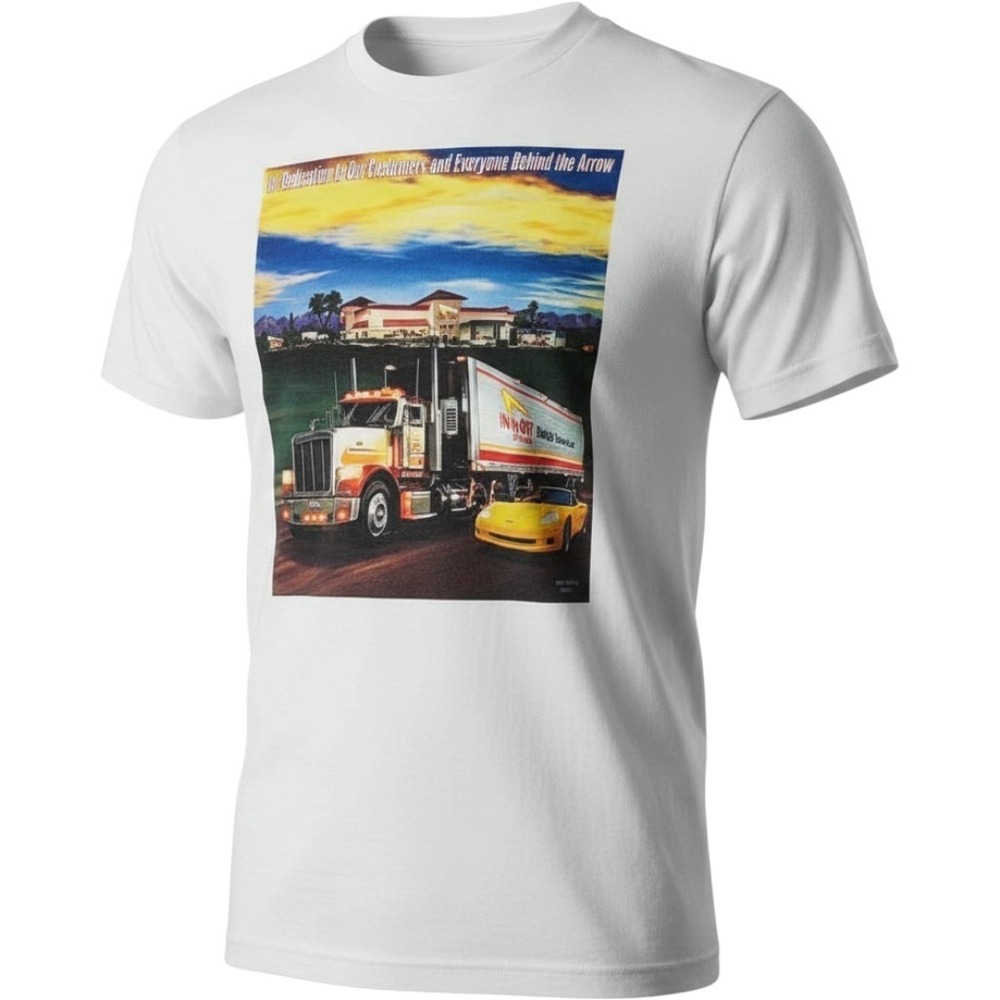 Vintage‎ In-N-Out Burger California Graphic T-Shirt Mike Rider '06 Car Mens XL